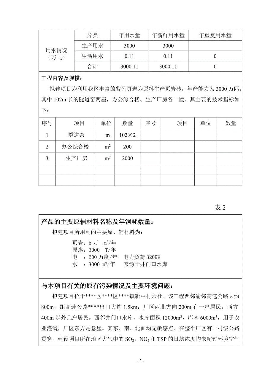 砖厂环境影响报告书_第2页