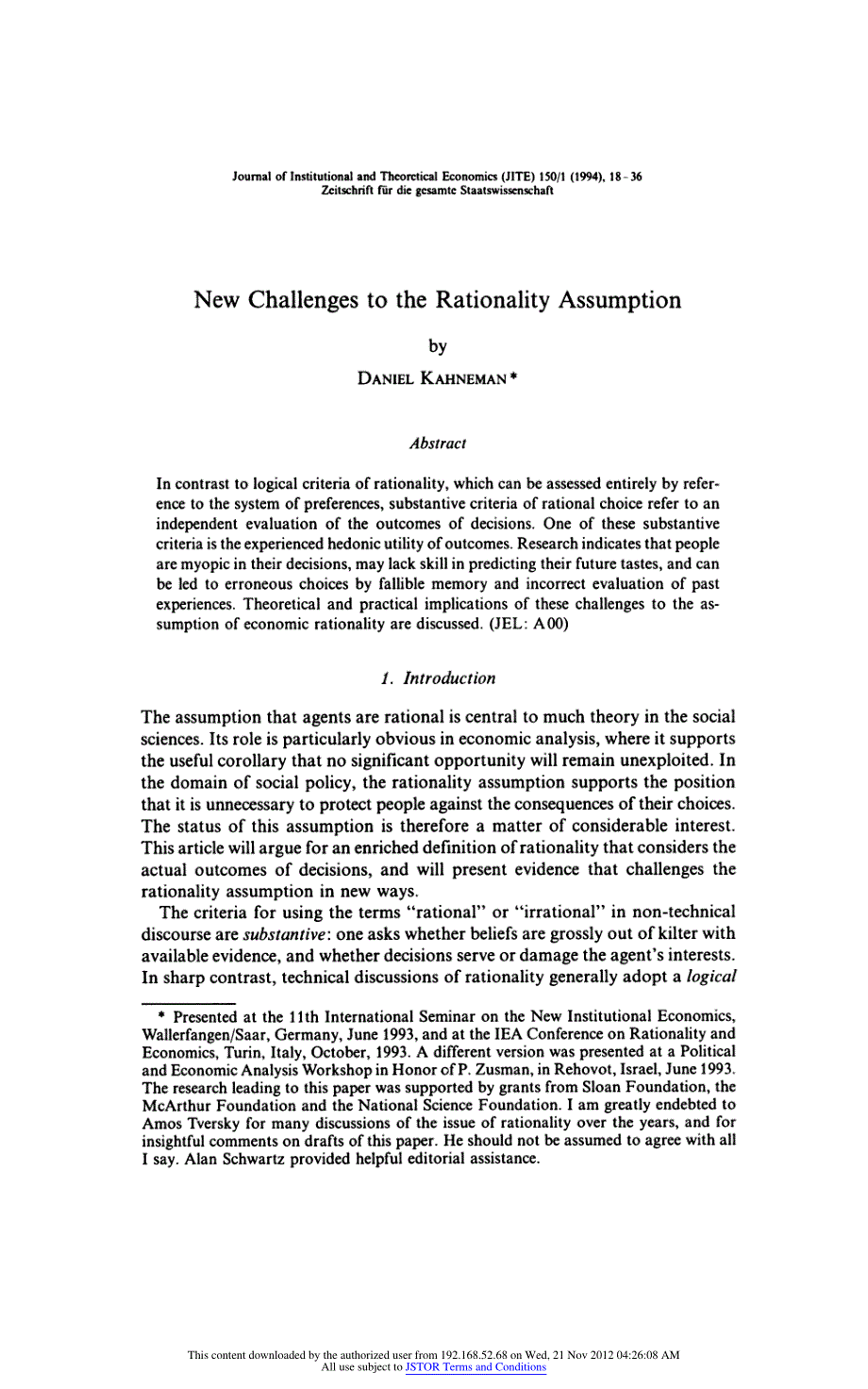 new challenges to the rationality assumption_第2页