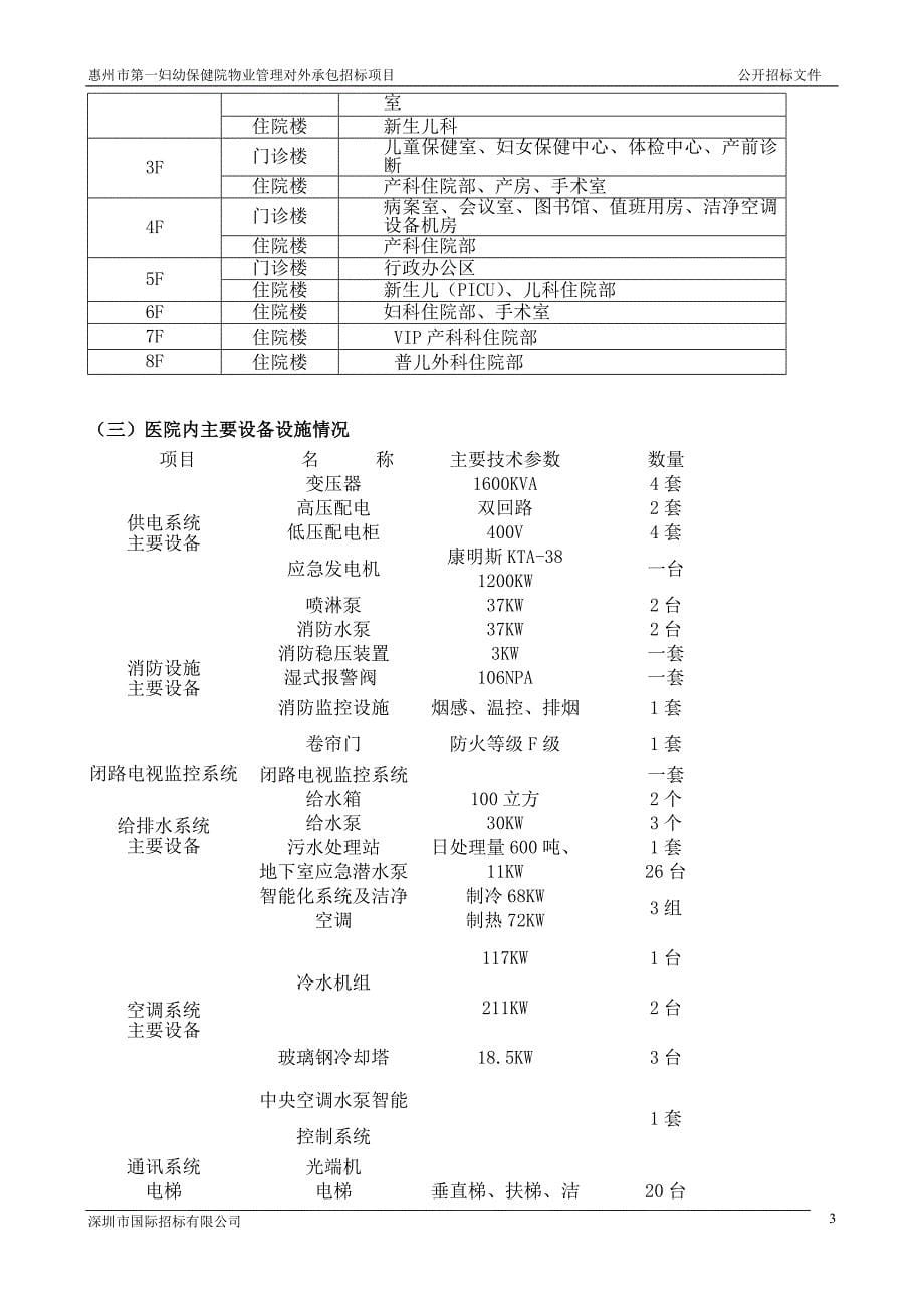 惠州市第一妇幼保健院物业管理对外承包招标项目_第5页