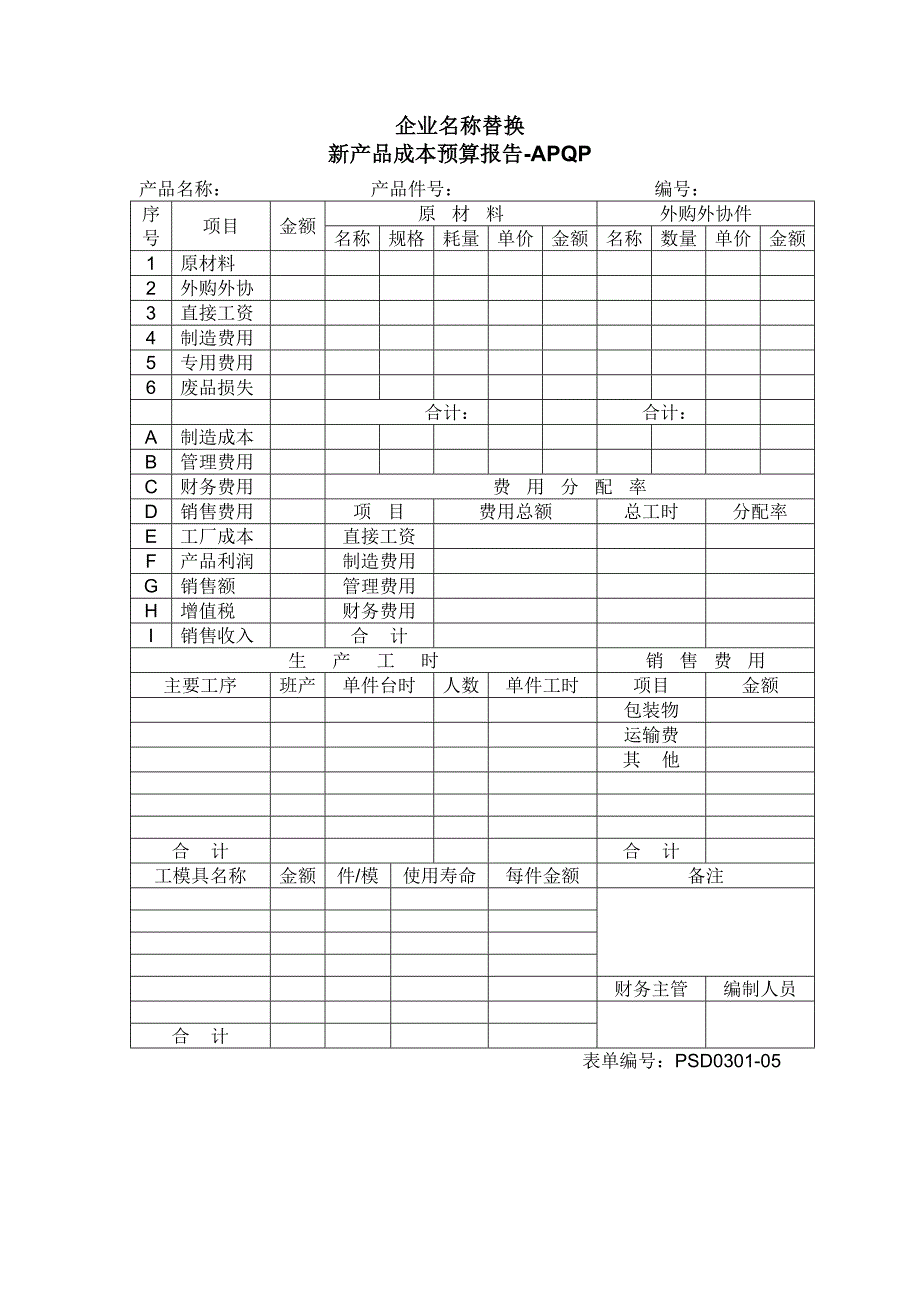 新产品成本预估表_第2页