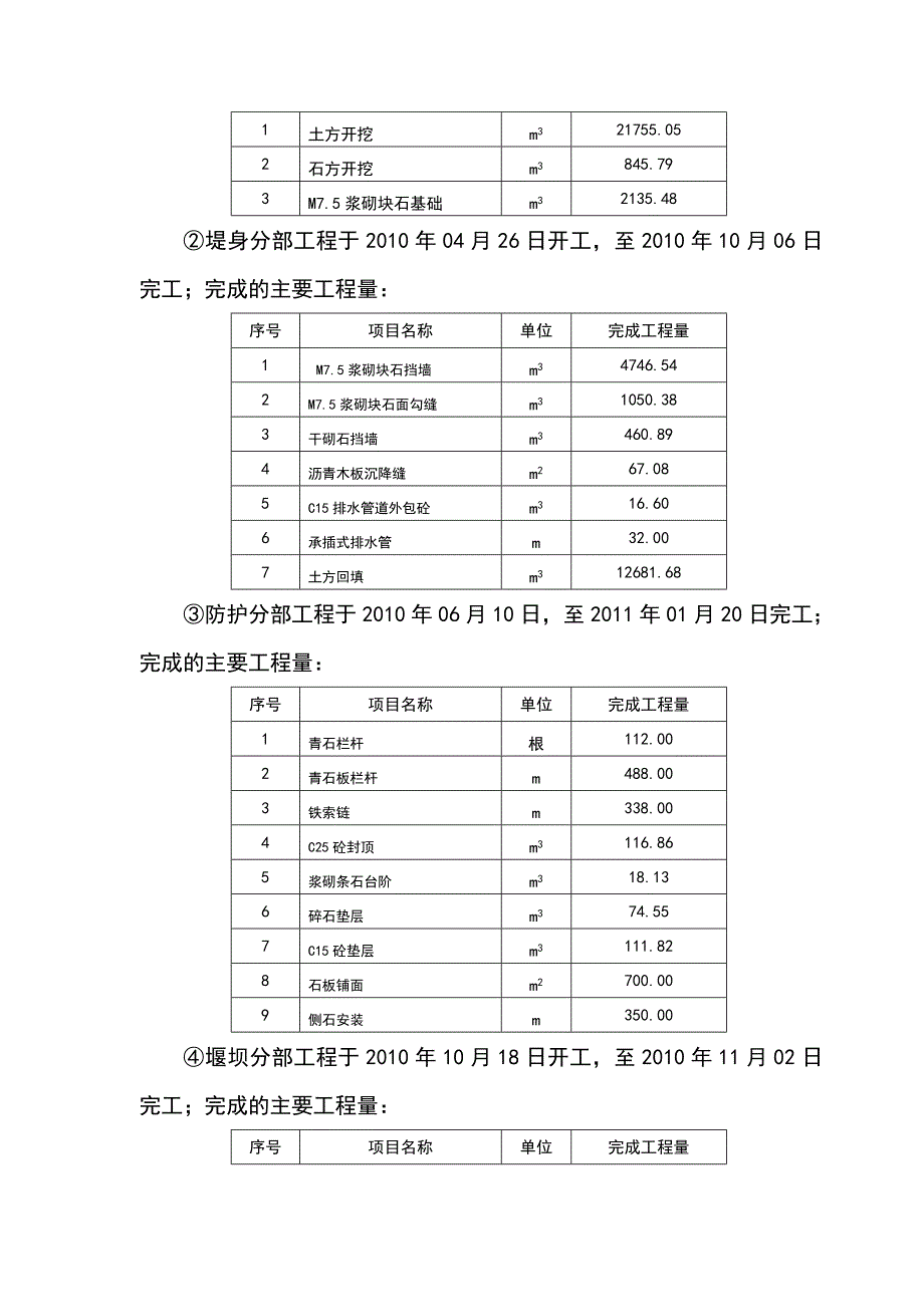 (河道治理工程)完工验收验收-施工管理工作报告_第2页