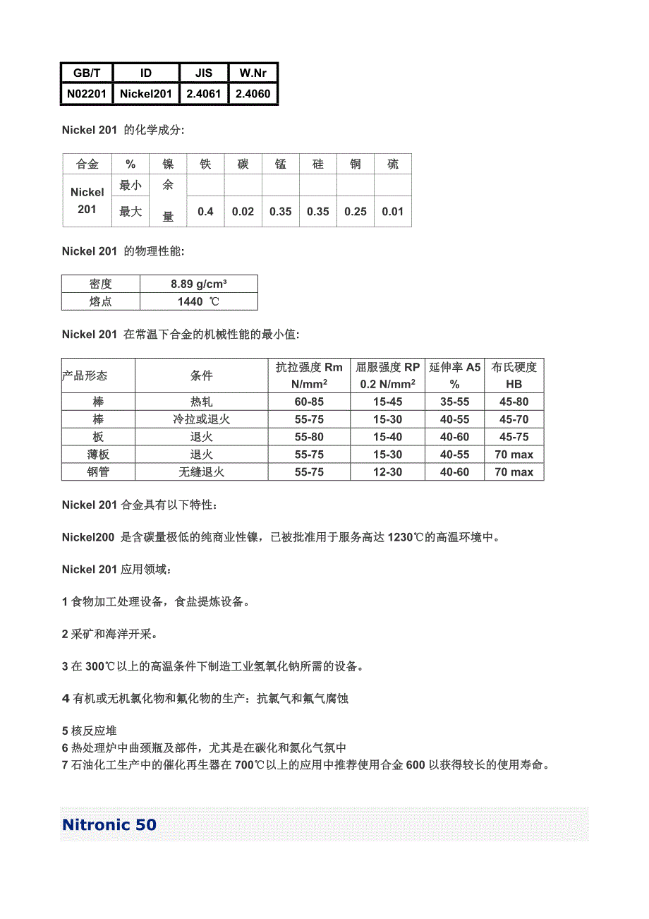 部分高温合金牌号及成分_第3页