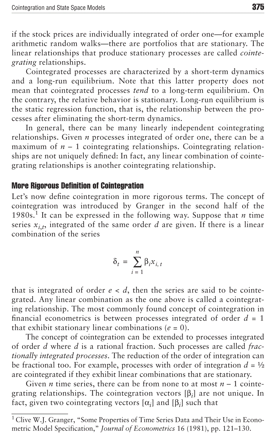 cointegration and state space models_第3页