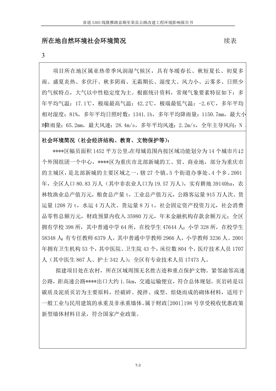 砖厂评价报告表_第4页