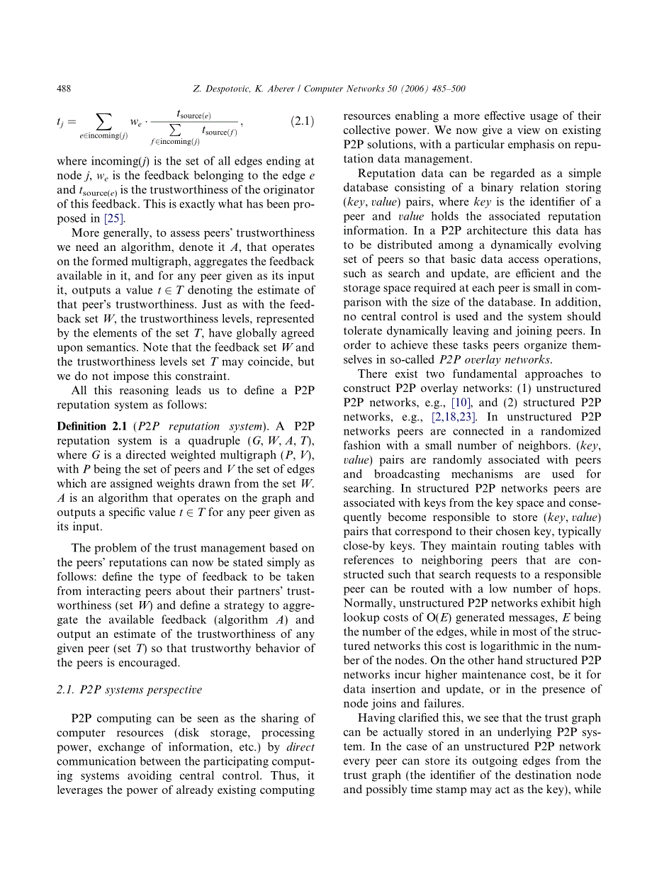 p2p reputation management probabilistic estimation_第4页
