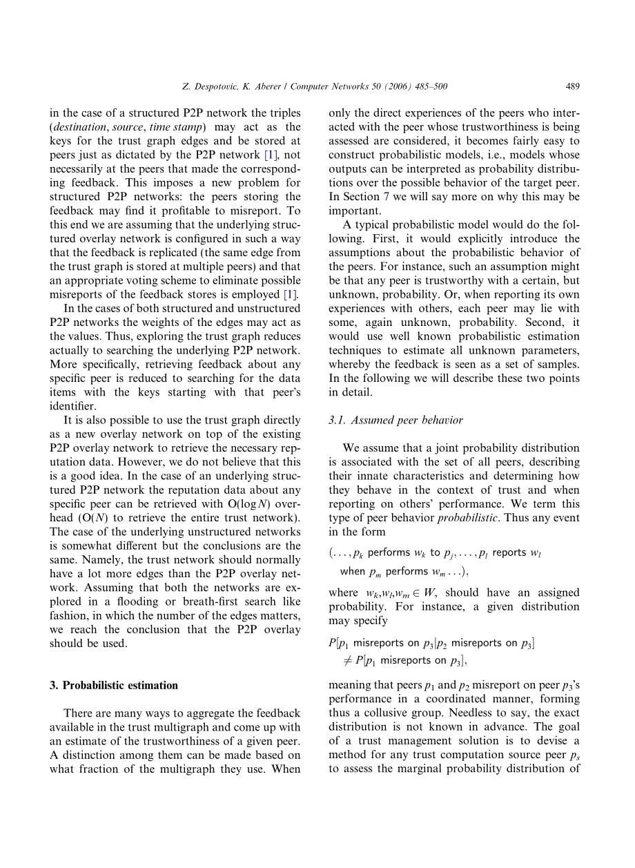 p2p reputation management probabilistic estimation_第5页