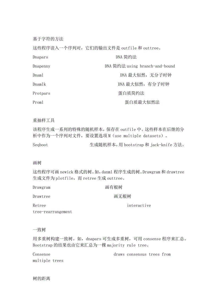 phylip软件使用及使用的详细过程_第3页