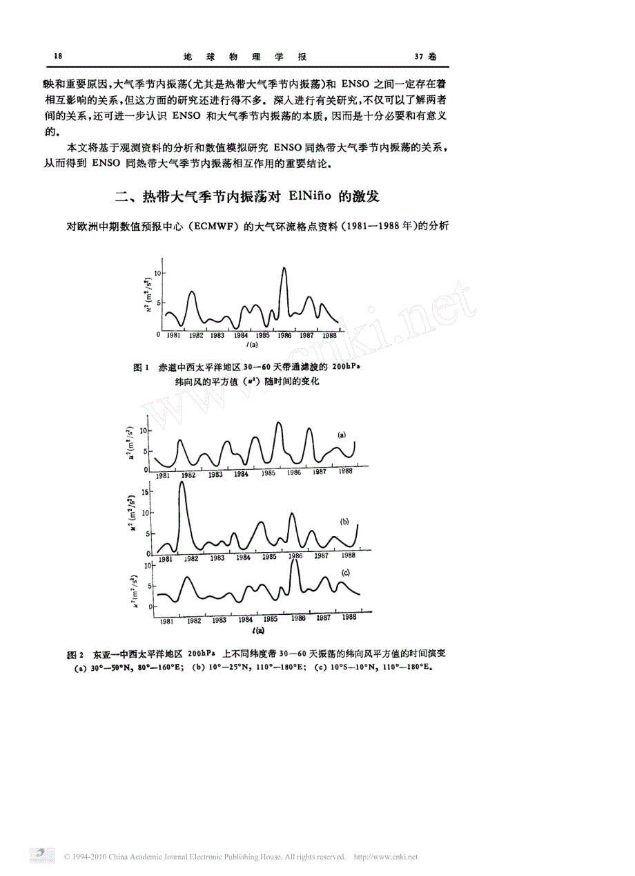 热带大气季节内振荡和enso的相互关系_第2页