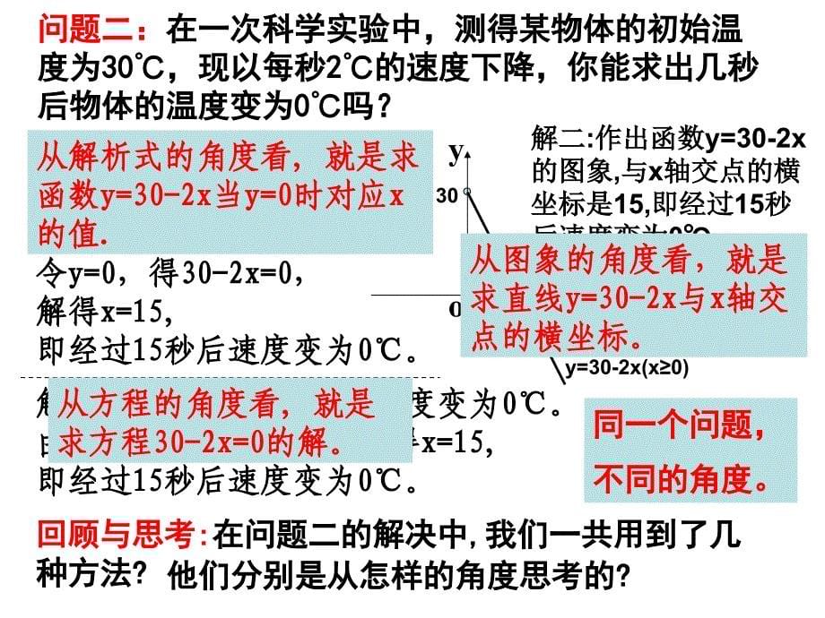 上课 一次函数与一元一次方程_第5页