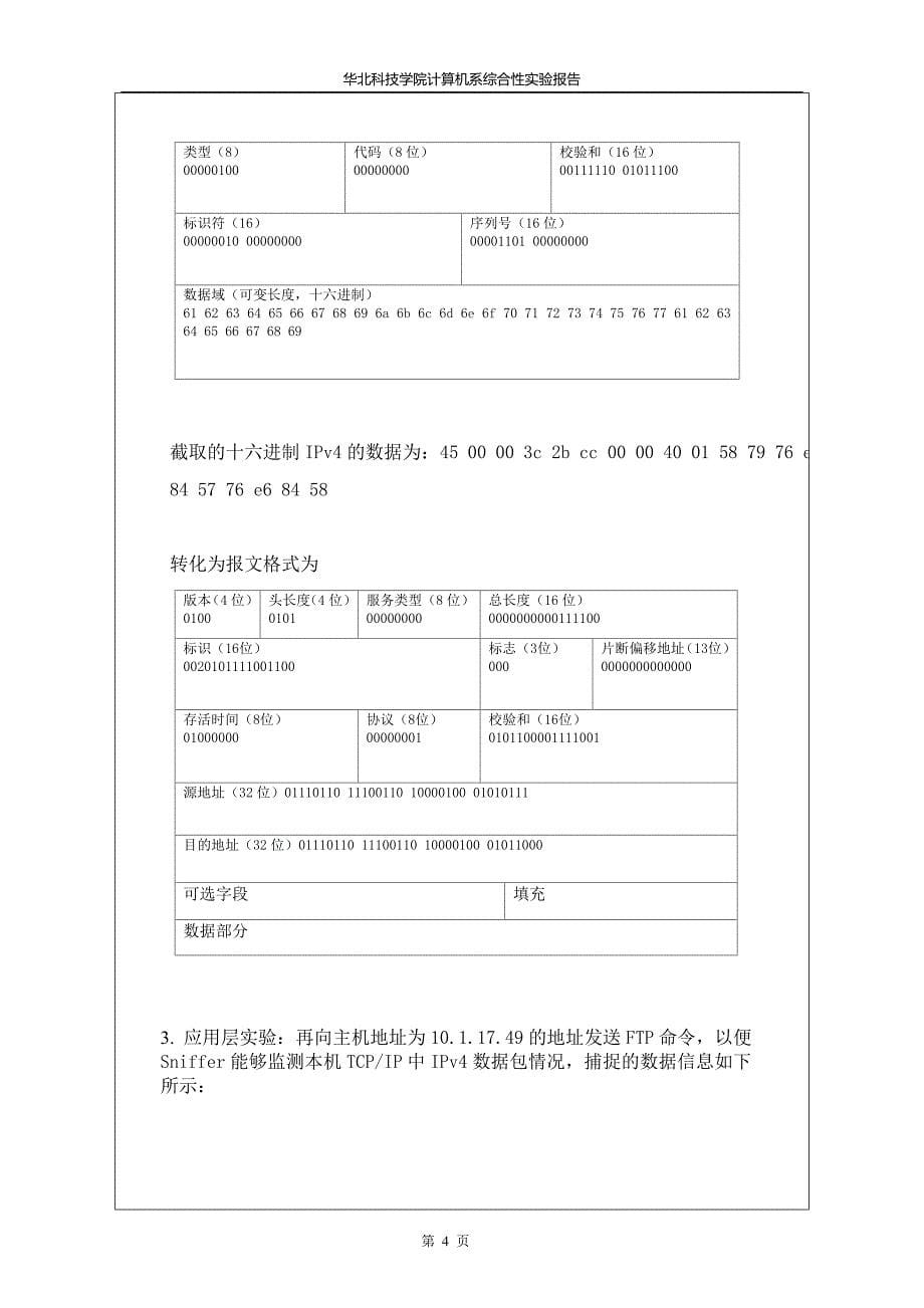 数据通信与计算机网络综合性实验报告 _第5页