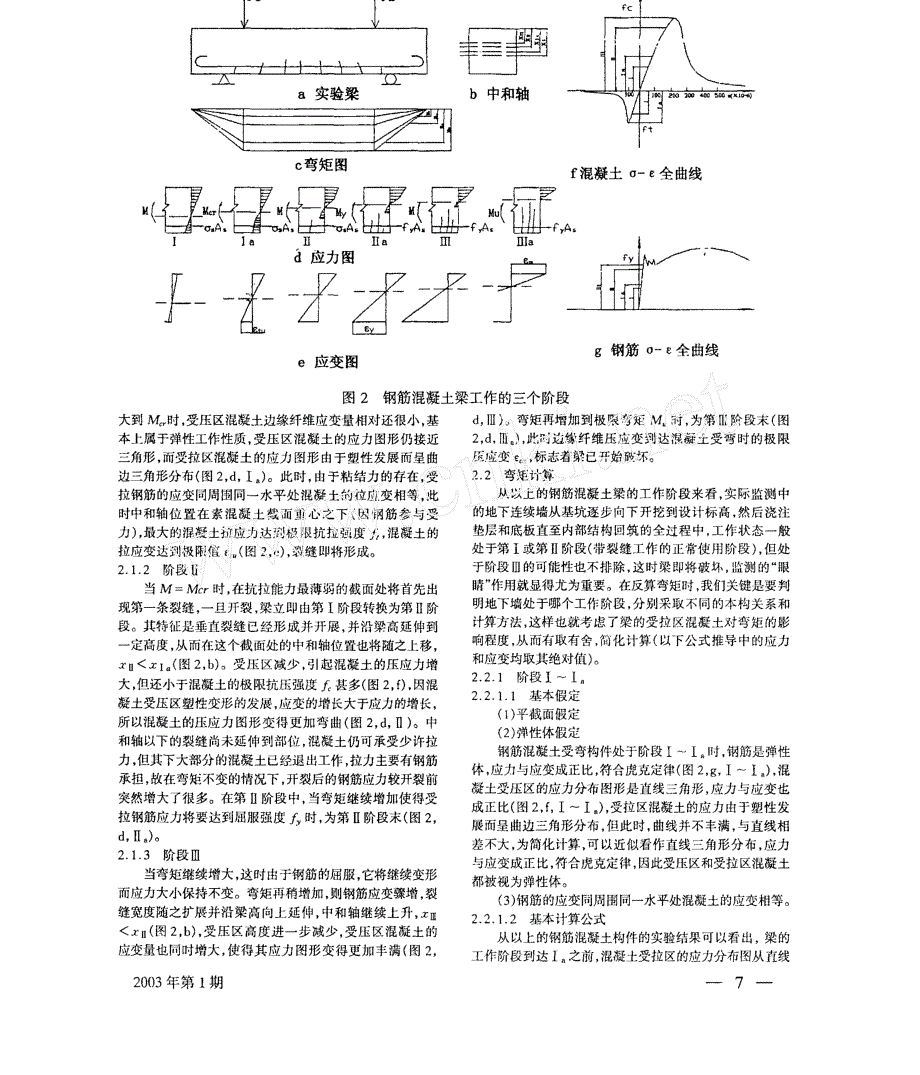 实测钢筋计应力推算地下连续墙弯矩方法探讨_第2页