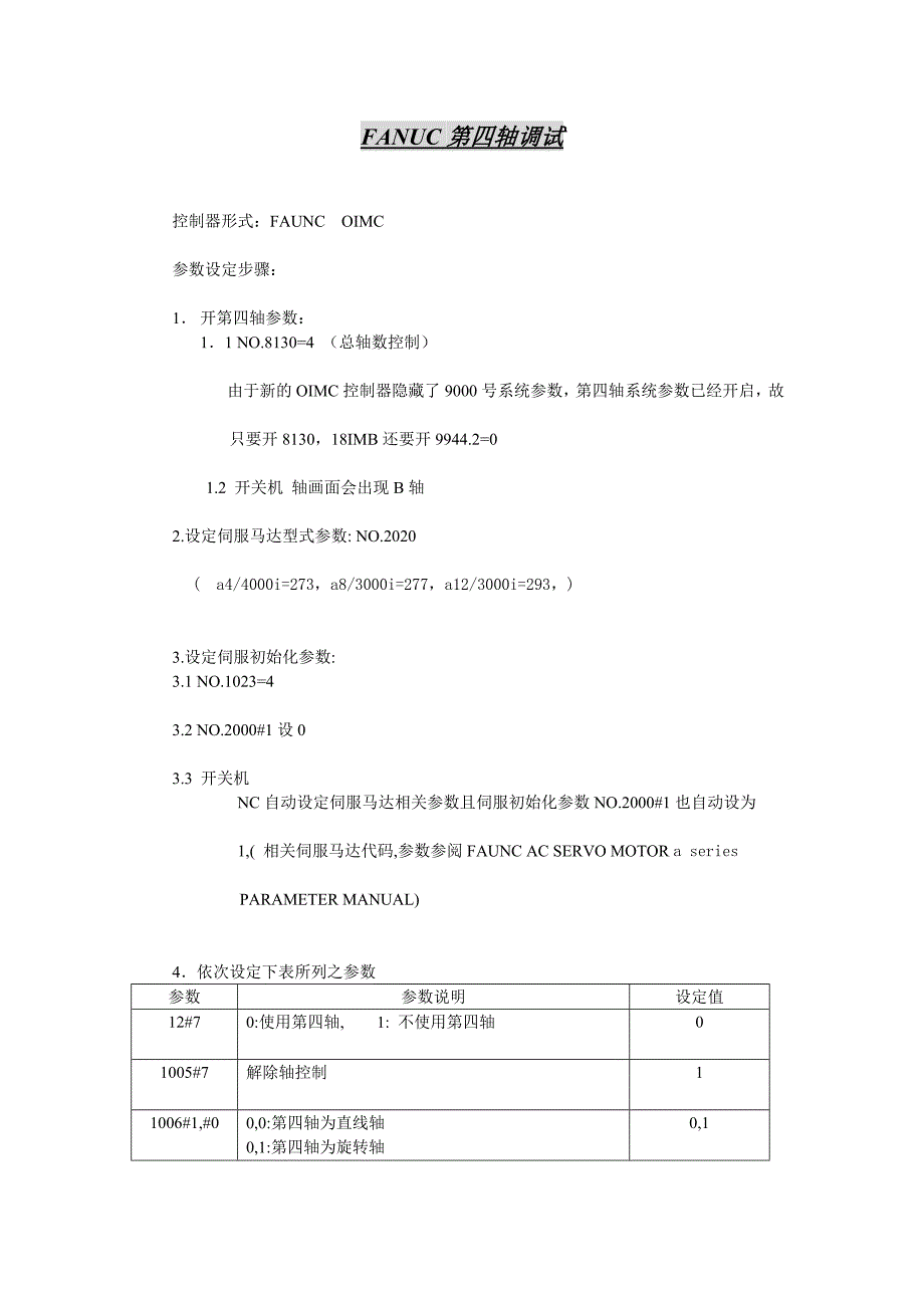 FANUC第四轴参数调试_第1页