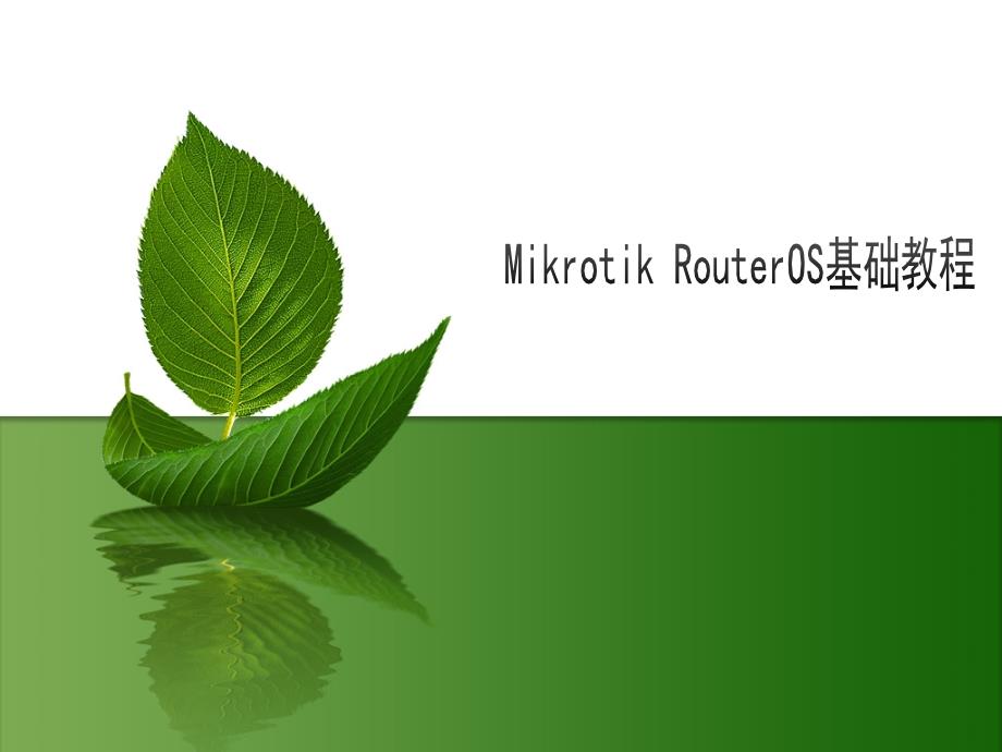 mikrotik_routeros基础教程_第1页