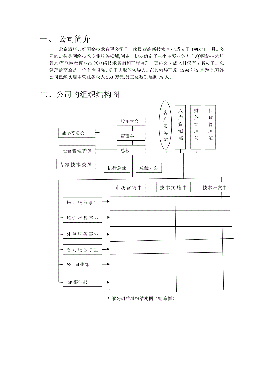 万维公司的组织结构分析_第2页