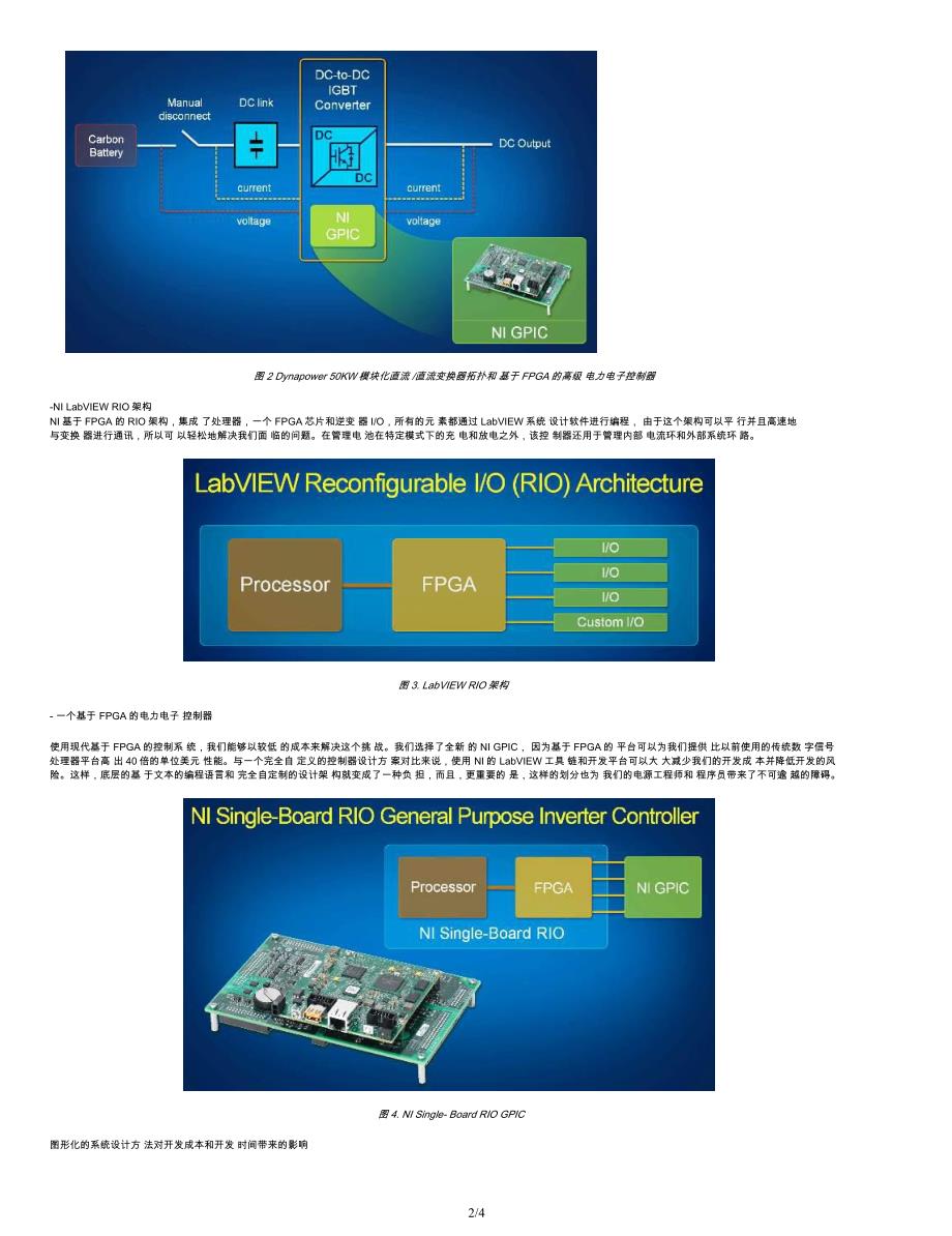 dynapower 使用ni通用变频器 控制器 (gpic),缩短 功率变换器的开发时 间_第2页