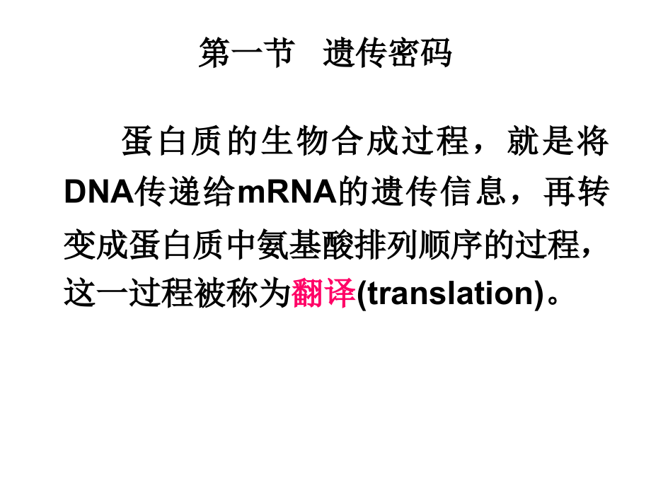 分子生物学 第五章  蛋白质的生物合成_第2页