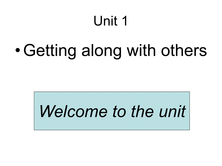 高二英语下册unit-1-welcome课件_第1页