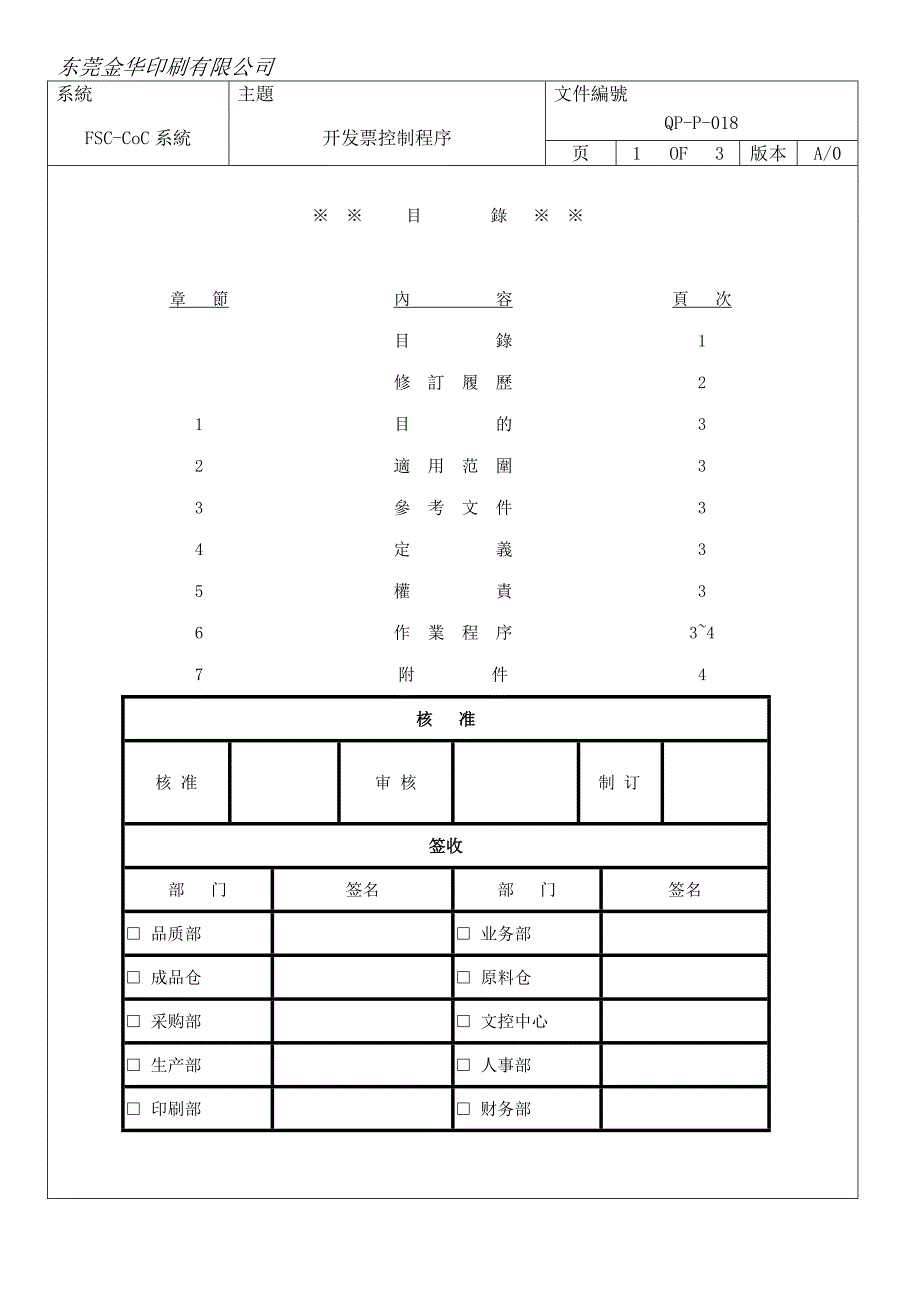 FSC开发票控制程序_第1页