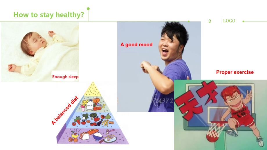 How to stay healthy怎样保持身体健康 英文课件_第3页