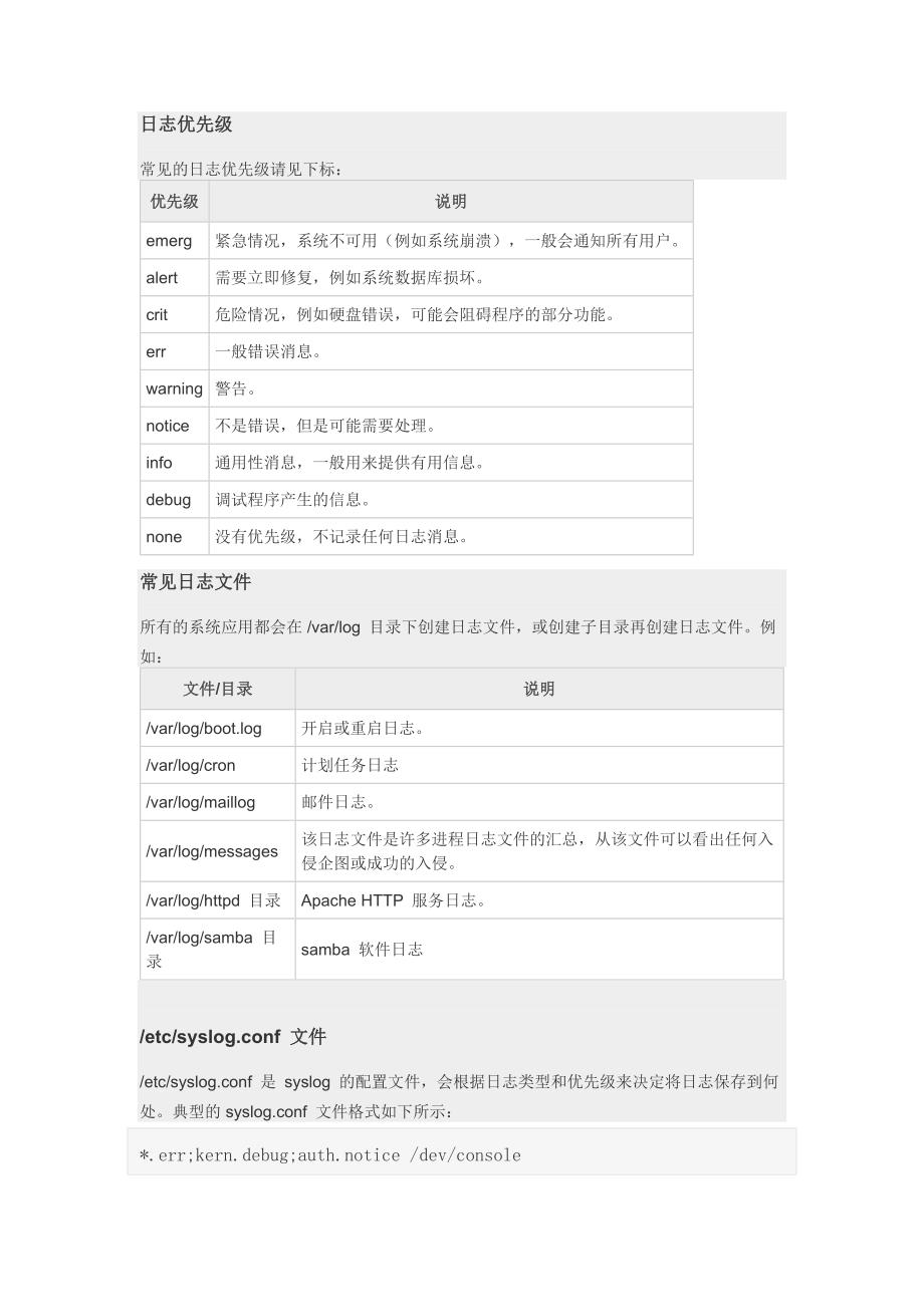 linux系统日志及日志分析_第2页