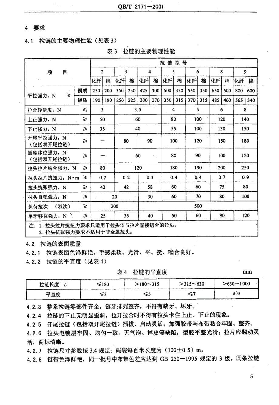 国标-金属拉链_第5页