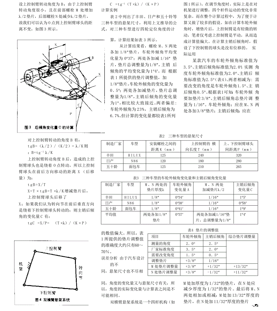 四轮定位垫片的调整与计算_第2页