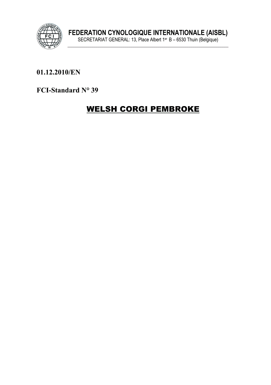 welsh corgi pembroke(彭布罗克 威尔士柯基)_第1页