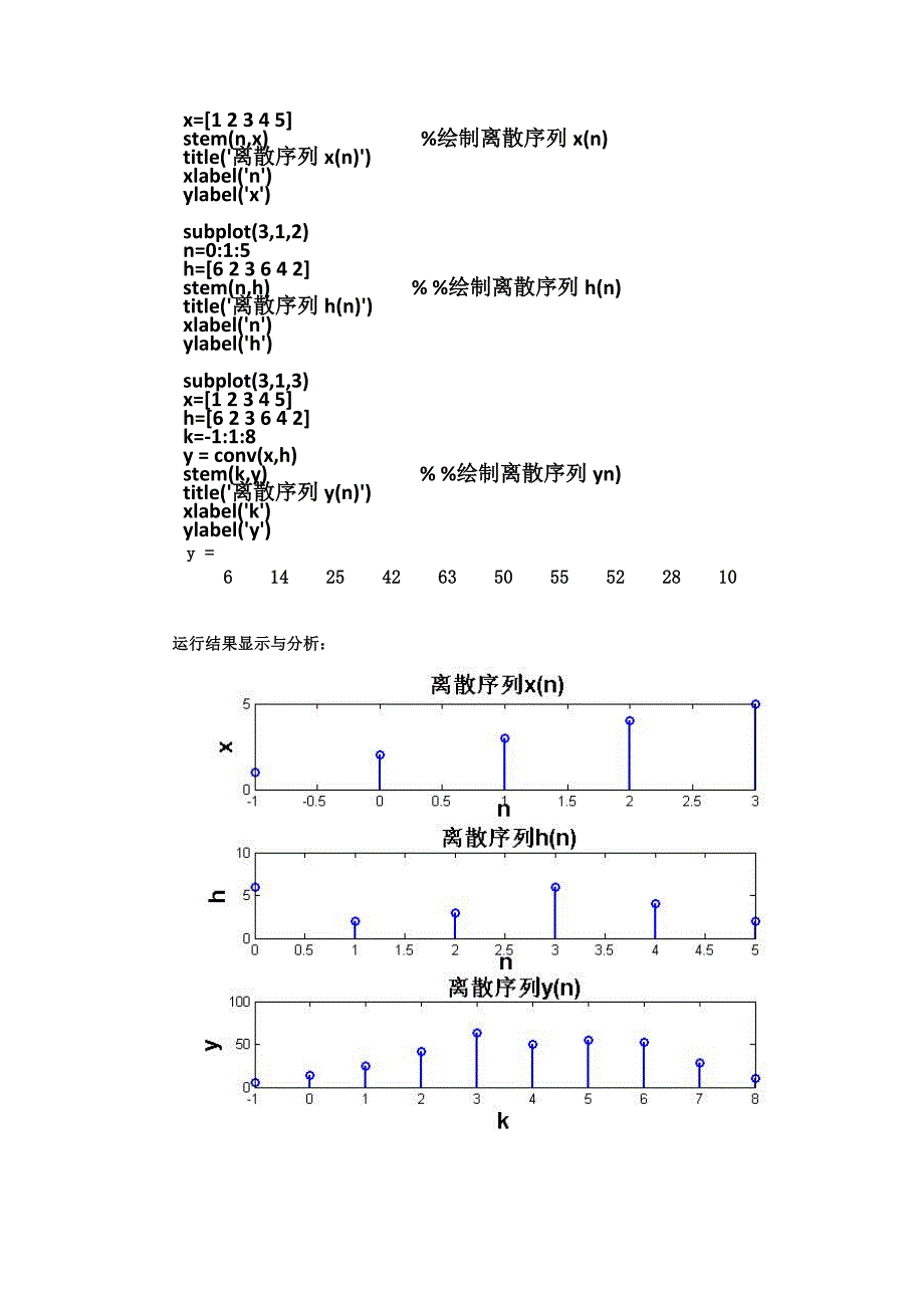 实验二 系统的时域分析报告_第4页