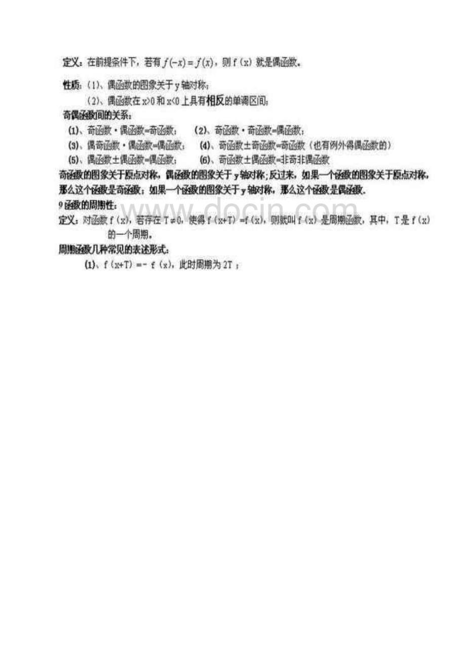 2015年高考高中数学常用公式及结论总结_第4页