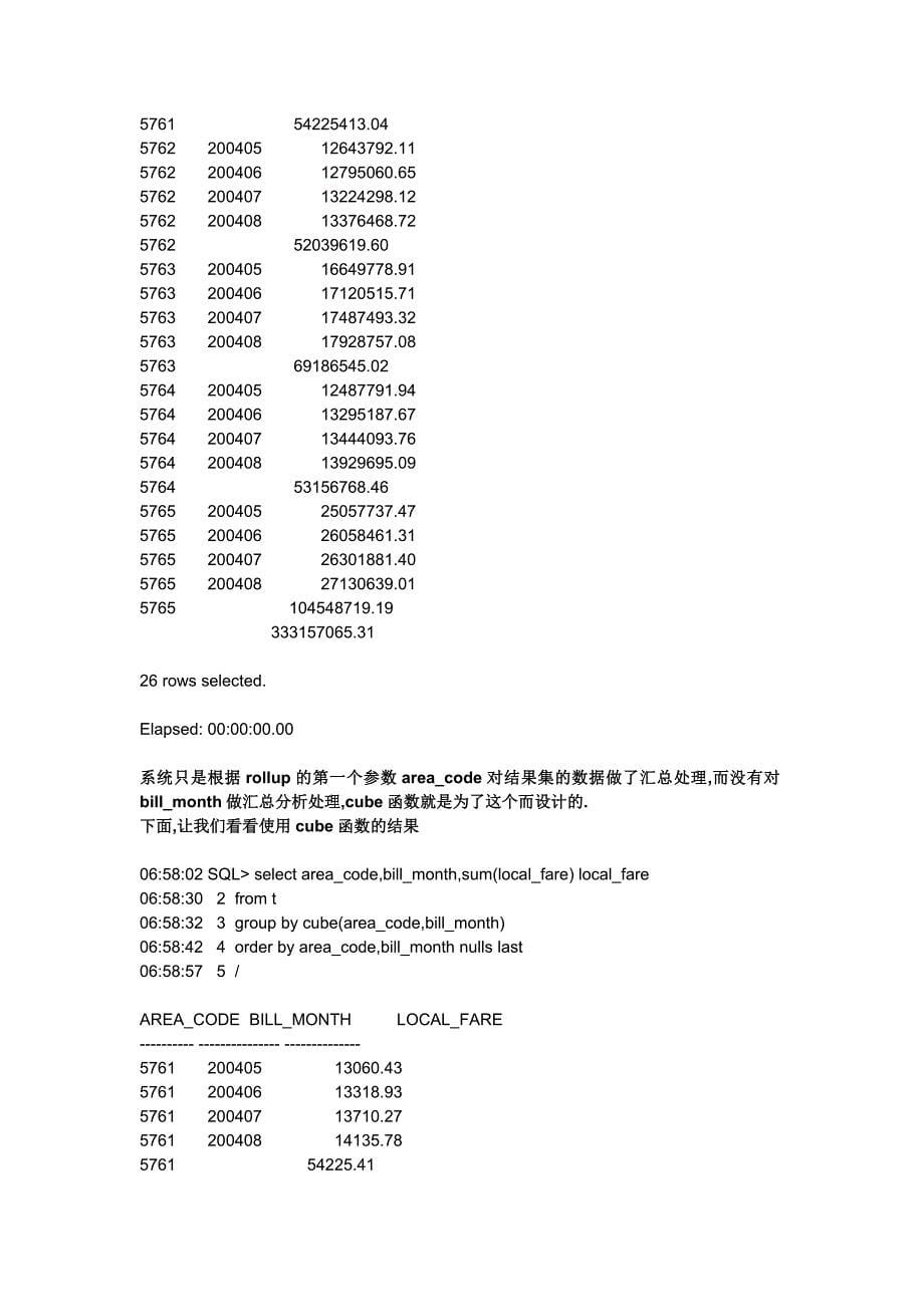 oracle分析函数使用介绍_第5页