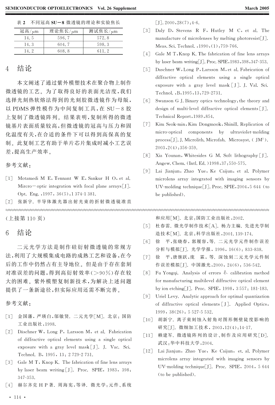 软刻蚀复制技术制作聚合物微透镜阵列_第4页