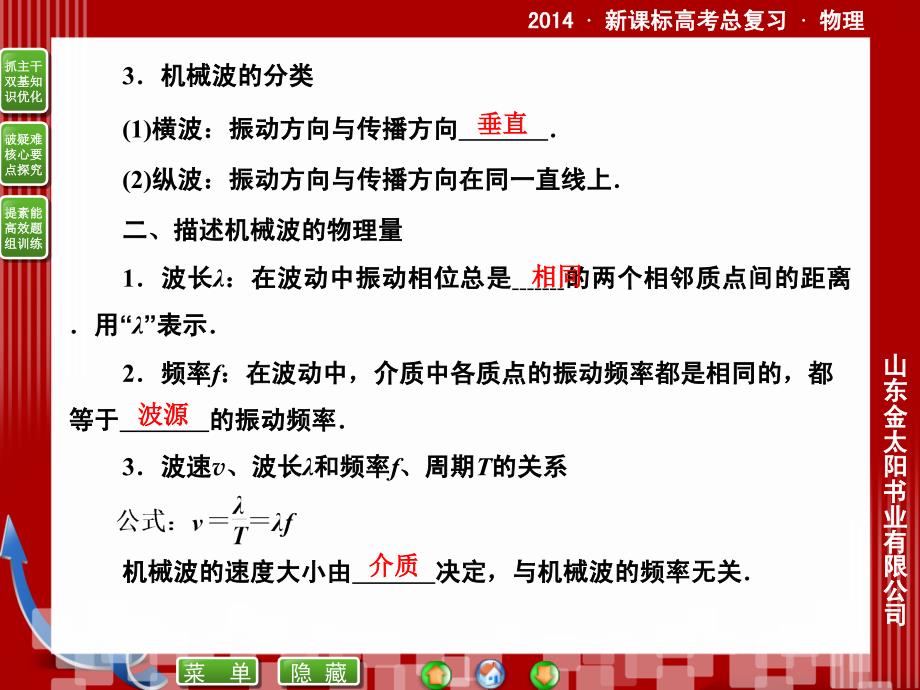 【优化探究】2014年新课标高考总复习人教物理振动与波选修3-4-1-2_第2页