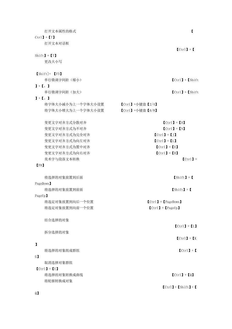 计算机cdr_快捷键键操作方法_第2页