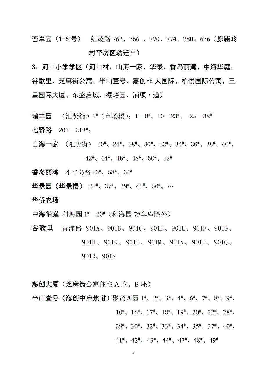 大连高新园区学区划分_第4页