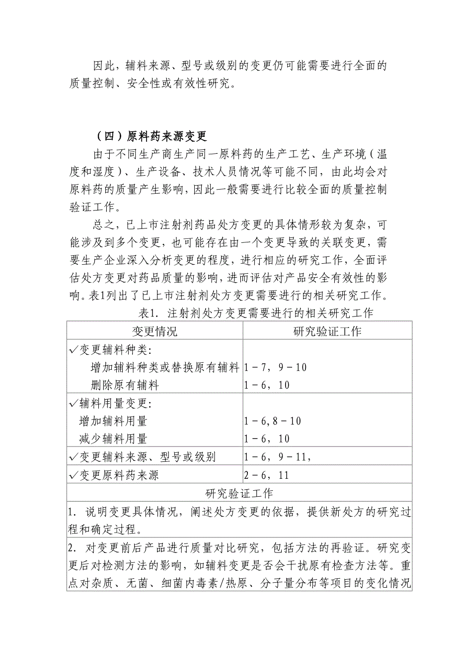 化学药品注射剂生产工艺处方核查一般要求_第3页