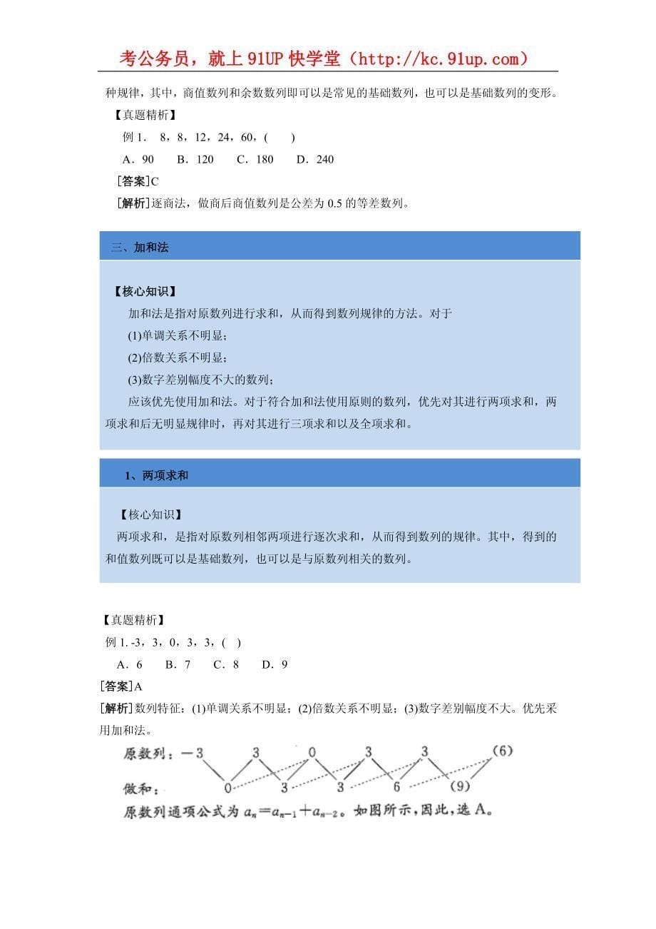 公务员考试数字推理八大解题方法_第5页