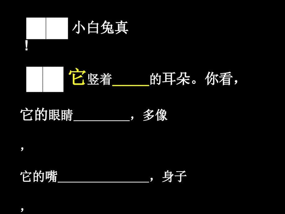 二年级(观察与表达)可爱的小动物(指导观察)_第5页