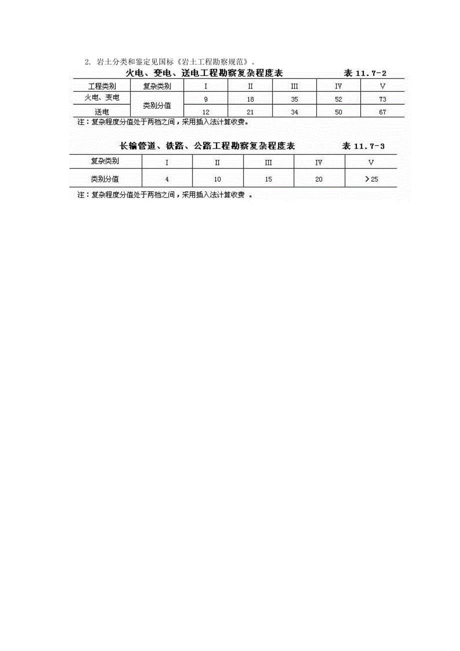 电力工程勘察收费标准_第5页