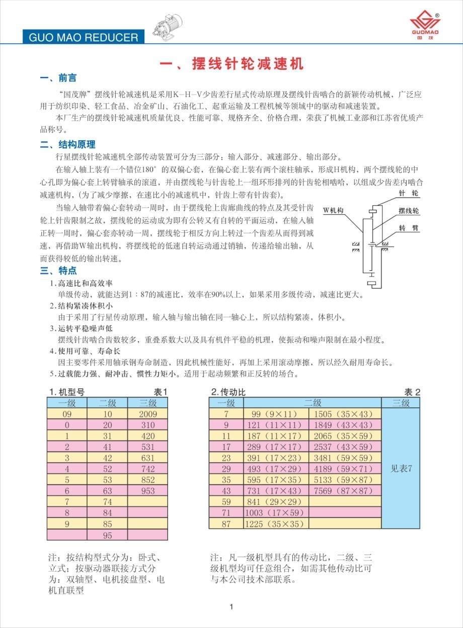 bw摆线针轮减速机_第5页