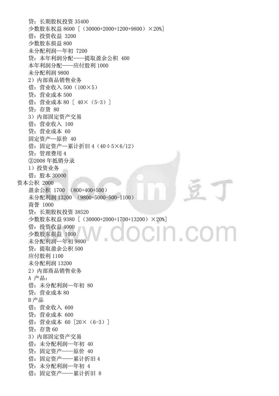 电大高级财务会计作业答案参考资料_第2页