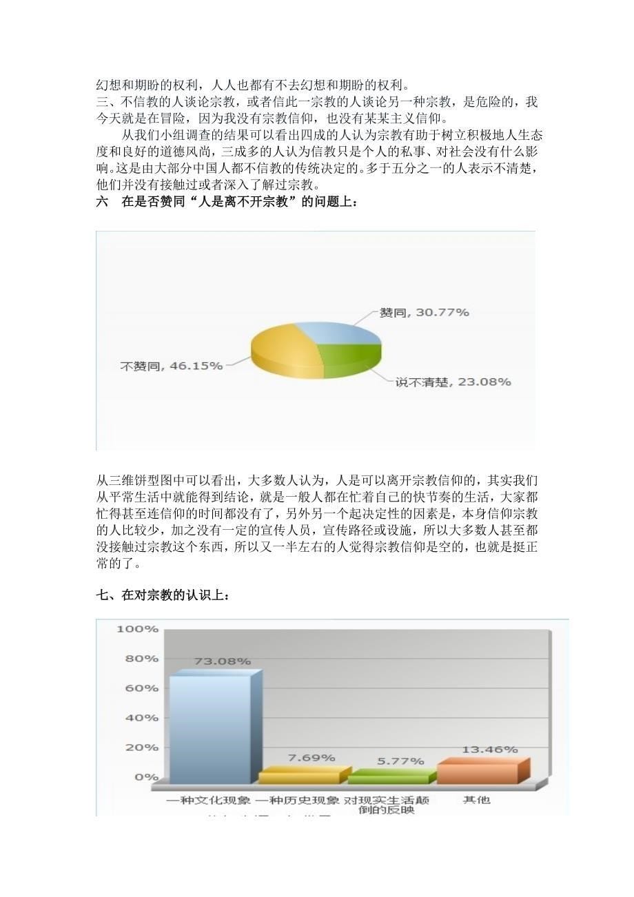 关于信仰的调查报告_第5页