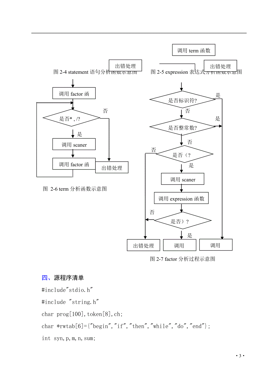 编译原理  实验(二)_第3页