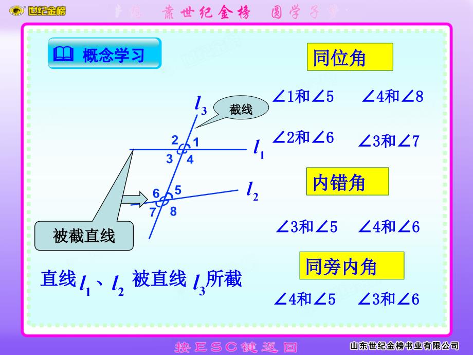 5.1.3同位角、内错角、同旁内角_第4页