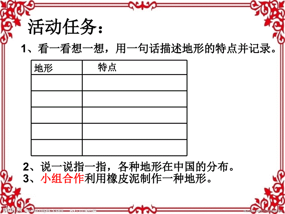 教科版小学科学五年级上册《地球表面的地形》课件_第3页