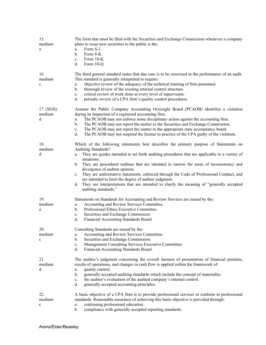 第13版)solution_arens_auditing13echapter 2_第3页