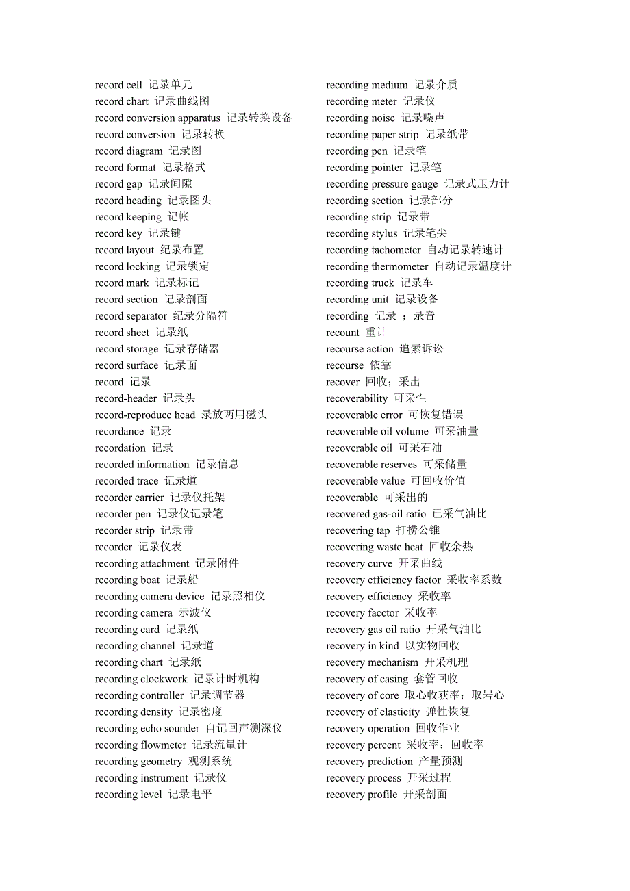 石油英语词汇-r系列_第3页