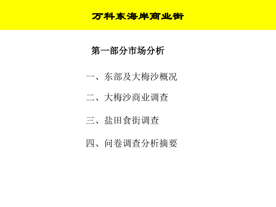 深圳万科东海岸商业街定位策划报告_第3页