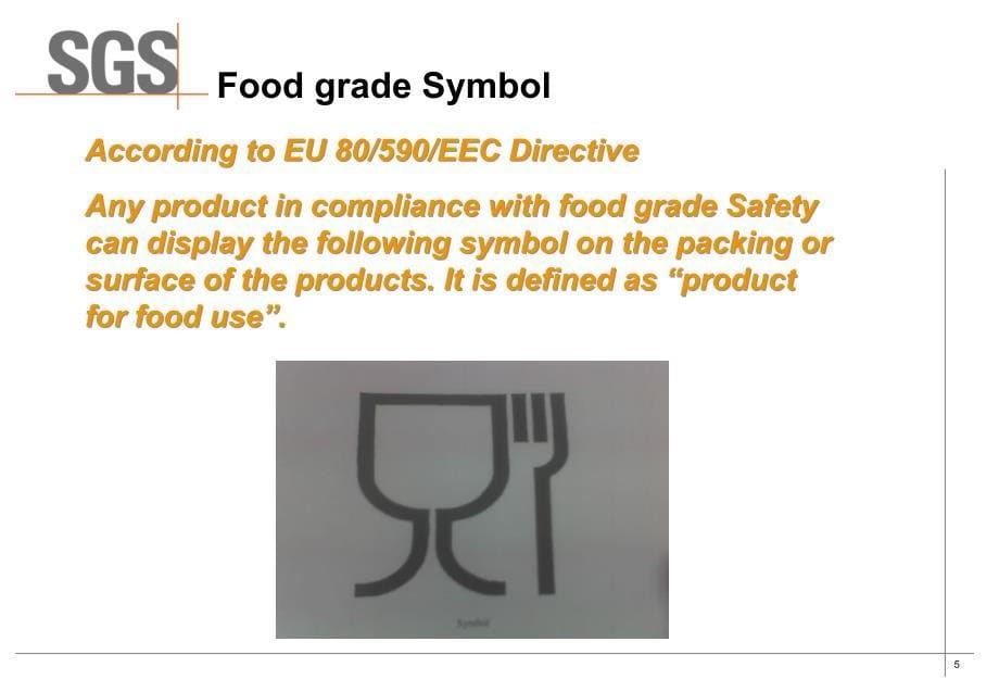 sgs 食品安全测试 foodgrade presentation_第5页