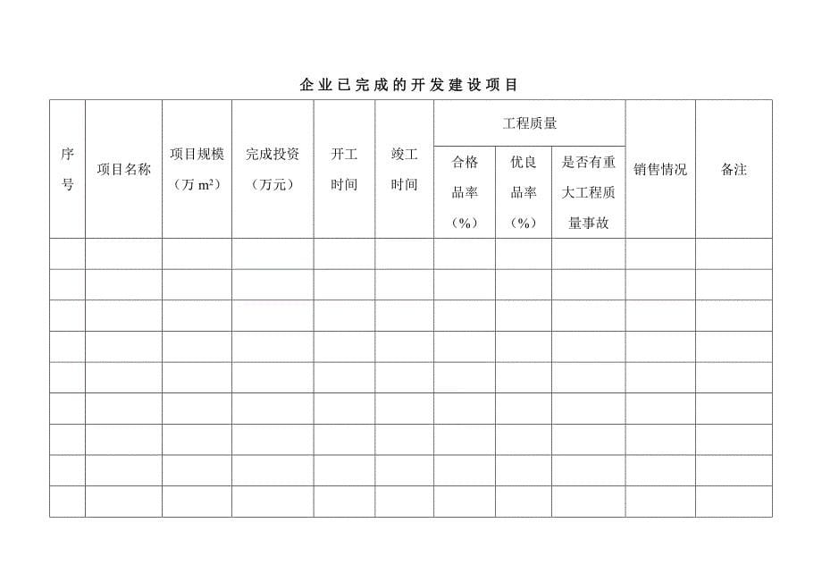 房地产开发企业资质申请表_第5页