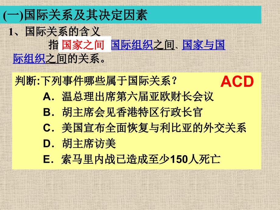 人教版高中思想政治《政治生活》课件：国际关系的决定性因素——国家利益_第3页